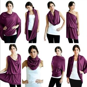 Like New Convertible Wrap Dress Tunic Shawl “Chrysalis Cardi”